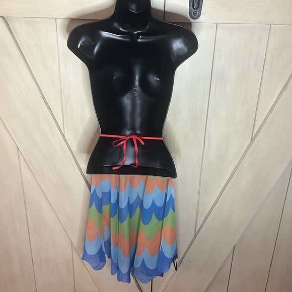 silk see thru vintage apron - Picture 2 of 2